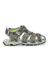 Grüne Fischersandalen mit Klettverschluss Pitt Kids 14371