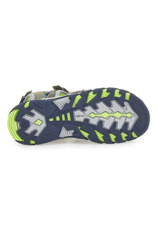 Grüne Fischersandalen mit Klettverschluss Pitt Kids 14371