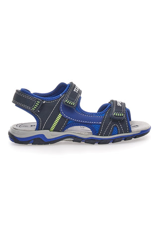 Pitt Kids143691 Blaue Sportsandalen mit Klettverschluss