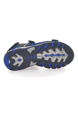 Pitt Kids143691 Blaue Sportsandalen mit Klettverschluss