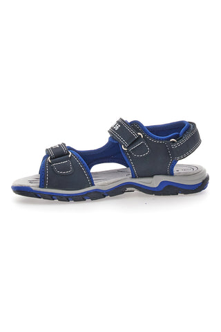 Pitt Kids143691 Blaue Sportsandalen mit Klettverschluss