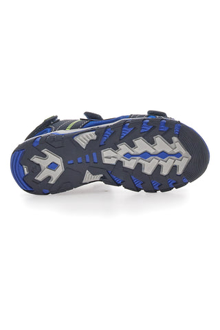 Pitt Kids143691 Blaue Sportsandalen mit Klettverschluss