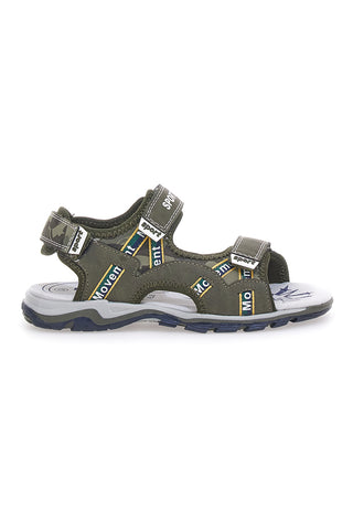 Grüne Sandalen mit Klettverschluss Pitt Kids 14372