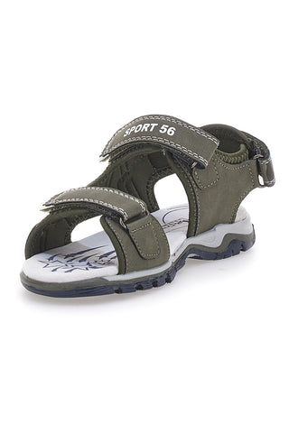 Grüne Sandalen mit Klettverschluss Pitt Kids 14372