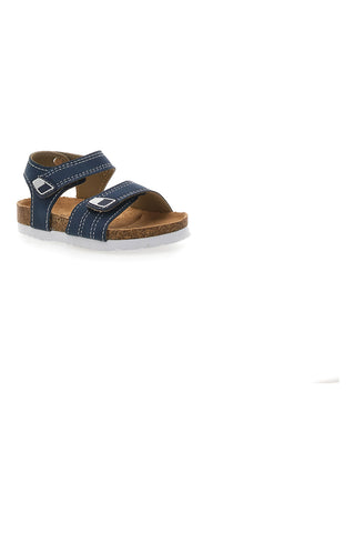 Sandali blu con doppia fascia e fibbia regolabile Pitt Kids 14128