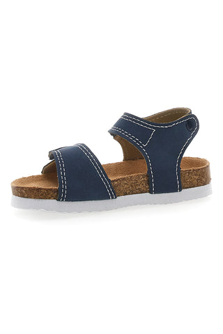 Sandali blu con doppia fascia e fibbia regolabile Pitt Kids 14128