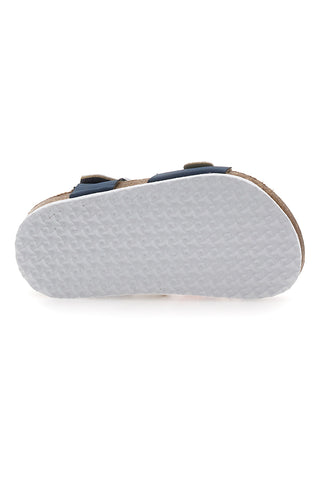 Sandali blu con fantasia e strappo PITT KIDS 14514