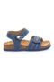 Blaue Sandalen mit Klettverschluss und SPORT-Schriftzug Pitt Kids 14513