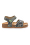 Sandali verdi con chiusura a strappo e scritta SPORT Pitt Kids 14513