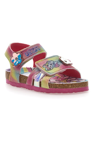 Sandali Multicolor Con Strappo in Velcro Unicorn S8010161
