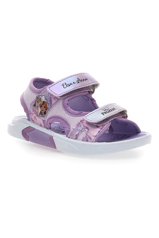 Sandali Viola Con Strappo in Velcro Frozen D4310661