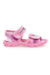 Rosa Sandalen mit Minnie-Print und Klettverschluss Disney D3010533T