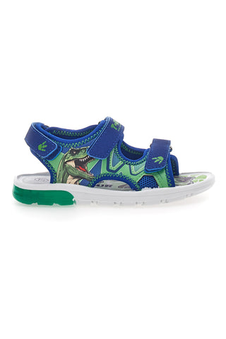Blaue Sandalen mit Lichtern Dinosaurier S8020137S