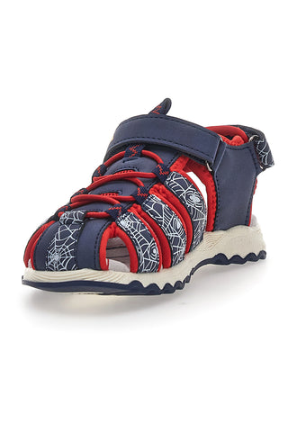 Spiderman-Sandalen mit Klettverschluss, blau, R1310531