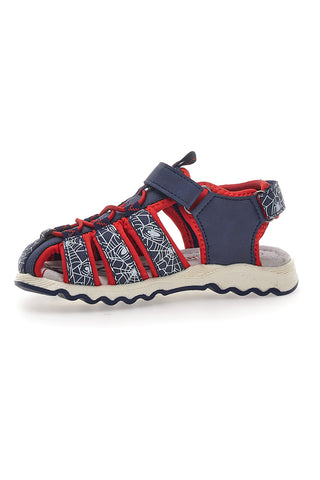 Spiderman-Sandalen mit Klettverschluss, blau, R1310531