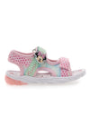 Sandali Rosa e Bianchi con Luci Minnie D3010682T
