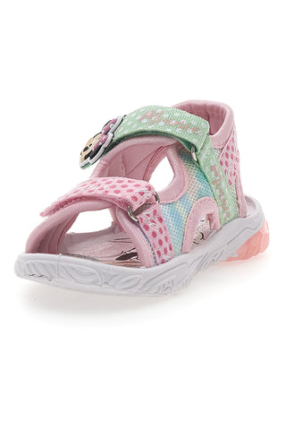 Sandali Rosa e Bianchi con Luci Minnie D3010682T