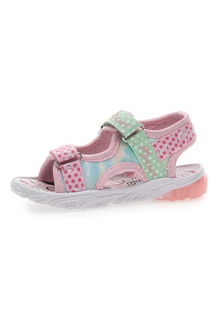 Sandali Rosa e Bianchi con Luci Minnie D3010682T