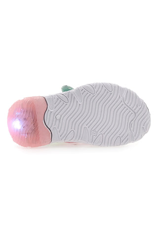 Sandali Rosa e Bianchi con Luci Minnie D3010682T
