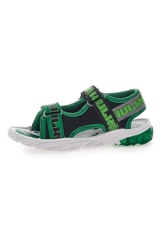 Sandali Verdi Con Luci e Strappi regolabili Avengers Hulk R1010234