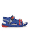 Sandali Blu Con Strappo in Velcro Spiderman R1310530T