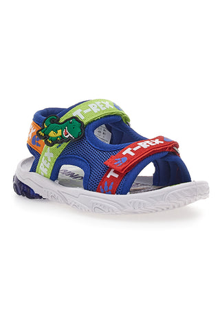 Blaue Sandalen mit Dinosaurierlichtern S8020131