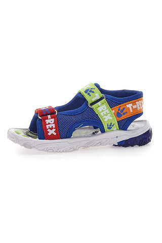 Blaue Sandalen mit Dinosaurierlichtern S8020131