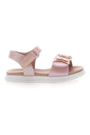 Rosa Glitzer-Sandalen mit Klettverschluss Pitt Kids 39G2521S
