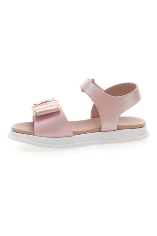 Rosa Glitzer-Sandalen mit Klettverschluss Pitt Kids 39G2521S