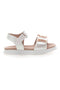 Pitt Kids 39G2521S Sandalen mit Glitzerschleife, weiß