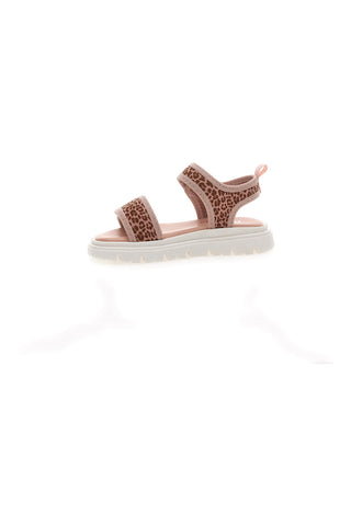 Sandali rosa con stampa animalier e suola sportiva PITT KIDS 39G2528S