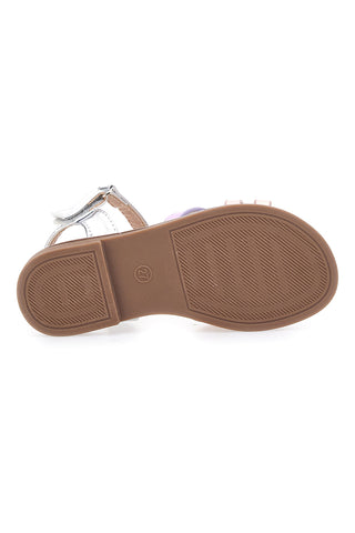 Pitt Kids 39G2540S Sandalen mit Kreuzriemen, mehrfarbig, metallisch