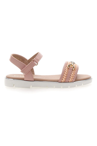 Sandali rosa con catena dorata decorativa Pitt Kids 39G2542S
