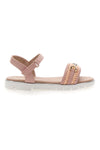 Sandali rosa con catena dorata decorativa Pitt Kids 39G2542S