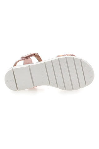 Sandali rosa con catena dorata decorativa Pitt Kids 39G2542S