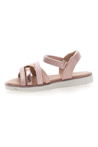 Sandali rosa metallizzato con fascette intrecciate Pitt Kids Pitt Kids 39G2546S