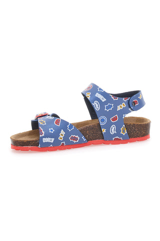 Sandali Blu e Rossi Made in Italy PITT KIDS 45289GHP