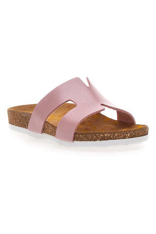 Rosa Hausschuhe mit Band und anatomischer Innensohle PITTARELLO BIO 257A800SR