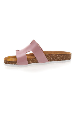 Rosa Hausschuhe mit Band und anatomischer Innensohle PITTARELLO BIO 257A800SR