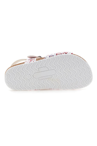 Ausgefallene Sandalen mit Glitzerschleife und vorgeformter Innensohle Pittarello Bio 257A740SR