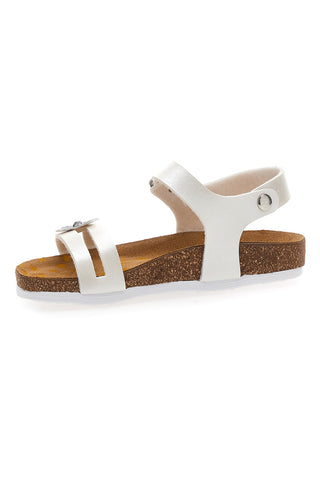 Sandali bianchi con strass Pittarello Bio 257A010SR