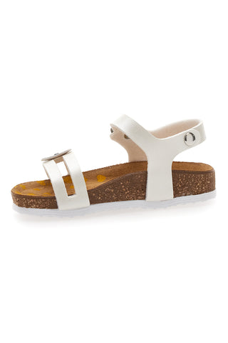 Sandali bianchi con fiore glitter Pittarello Bio 257A010SR