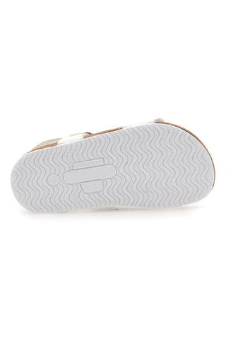 Sandali bianchi con fiore glitter Pittarello Bio 257A010SR