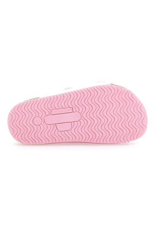 Ciabatte bianche con dettagli rosa Pittarello Bio 257A206SR