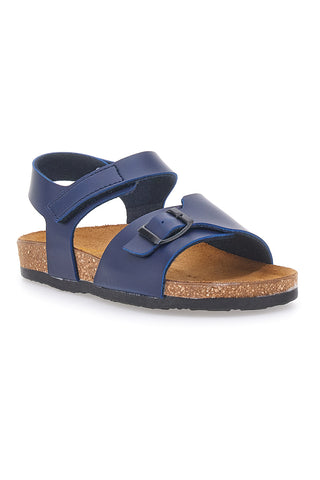 Sandali blu con fibbia e cinturino regolabile Pittarello Bio 257A080SR