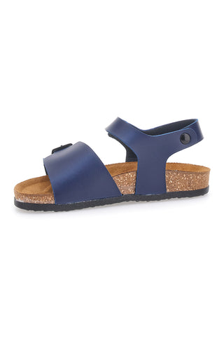 Sandali blu con fibbia e cinturino regolabile Pittarello Bio 257A080SR