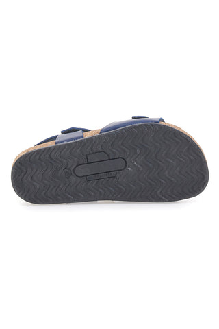 Sandali blu con fibbia e cinturino regolabile Pittarello Bio 257A080SR