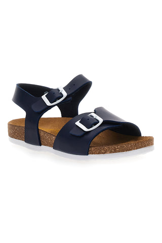 Sandali blu con cinturini Made in Italy Pittarello Bio 257A066SR