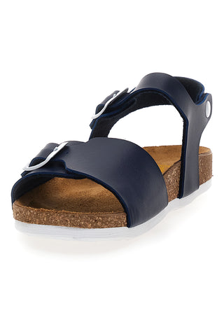 Sandali blu con cinturini Made in Italy Pittarello Bio 257A066SR