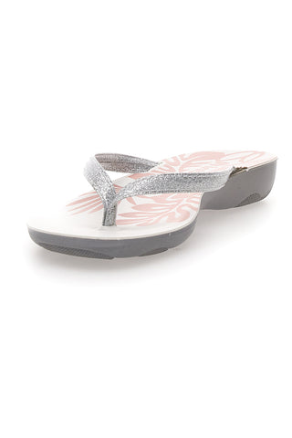 Graue Flip-Flops mit Glitzerdetails und anatomischer Sohle Inblu 50 SY